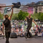 Artister på Kungsträdgårdens scen