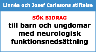 Linnéa och Josef Carlssons stiftelse – sök bidrag till barn och ungdomar med neurologisk funktionsnedsättning